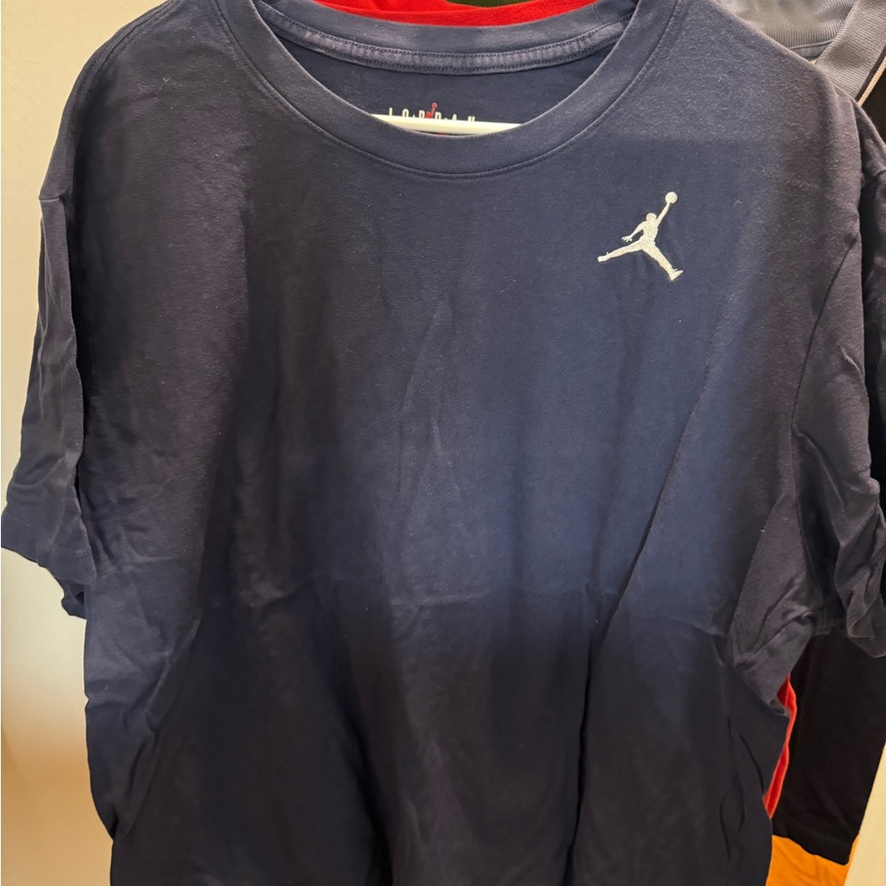 Jordan Navy Blue Short Sleeve Tee